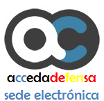 Logo ACCEDA - DEFENSA, sede electrónica